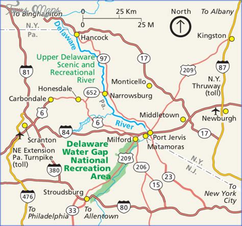 Delaware Water Gap Hiking Map