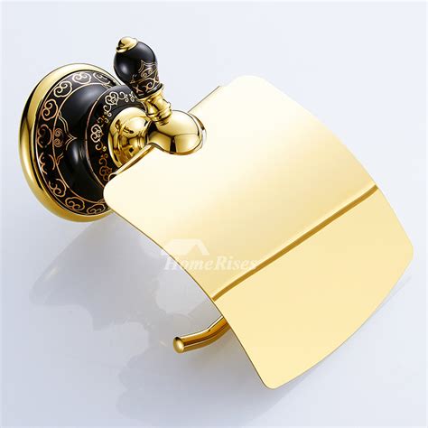 The best thing about this holder is that it can be attached to the bathroom wall in either a vertical or horizontal position. Vintage Brass Unique Wall Mounted Toilet Paper Holder