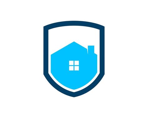 Premium Vector Protection Shield With Simple House Inside