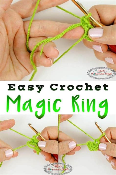 Learn How To Crochet The Magic Circle Also Known As The Magic Ring This Easy To Follow