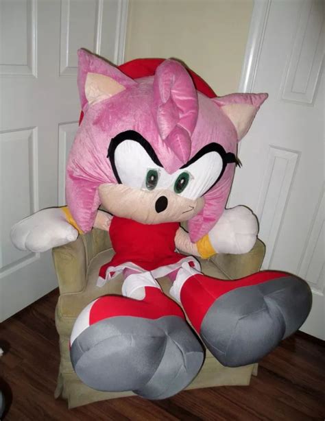 Huge Sonic The Hedgehog Girlfriend Amy Rose Massive Carnival Plush 50
