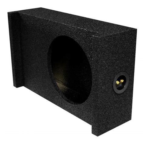 Qpower® Qbshallow10df Shallow Mount Series 10 1 Hole Downward Firing Sealed Subwoofer Box