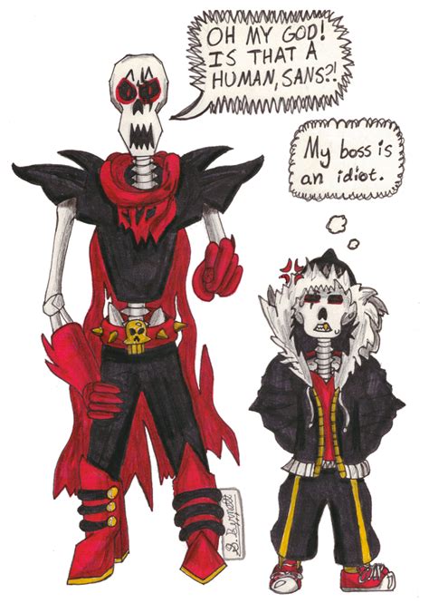 Are You Human Underfell Papyrus 2016 By Graniteisarock On Deviantart