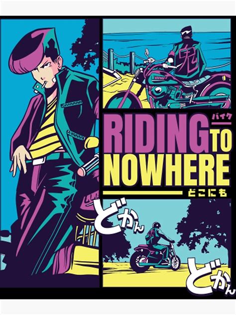 Anime Vaporwave Motorcycle Riding T Shirtanime Vaporwave Riding To