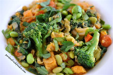 Aug 01, 2018 · getting your fill of seasonal vegetables just got easier with this list of 31 quick and healthy seasonal vegetable side dishes that can be prepped in 30 minutes or less. Thai Vegetable Stew | Garden Fresh Foodie