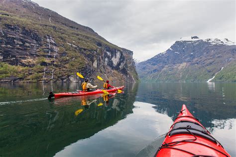 Guided Kayak Trip In Geiranger Norway Fjord Tours