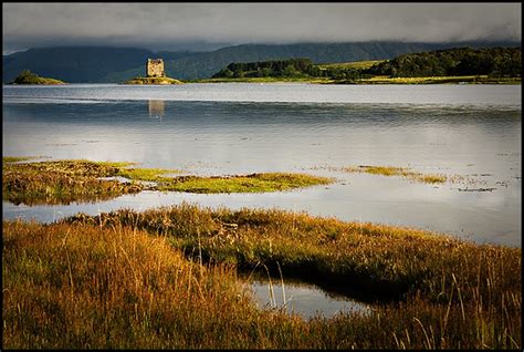 Stalker Castle Loch Laich Port Appin Argyll And Bute Scotland The