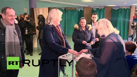 But with mr macron deeply unpopular and french party politics in a state of upheaval, ms le pen has bounced back — and polls. France: Marine Le Pen casts ballot in 'decisive' regional ...