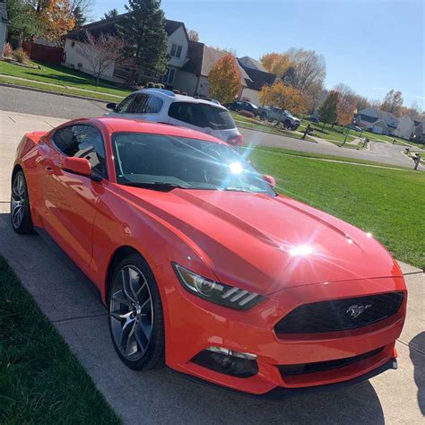 6th Gen Red 2016 Ford Mustang Ecoboost Premium Manual For Sale