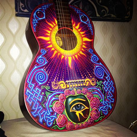 Custom Painted Guitar Behance