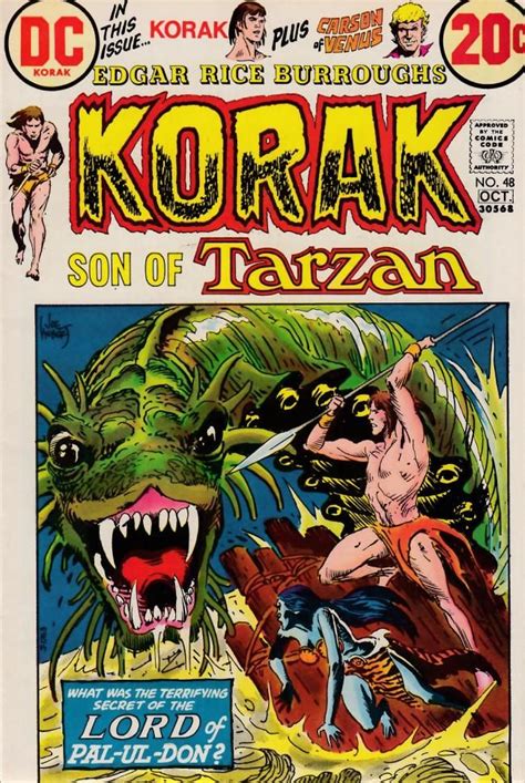 Korak Son Of Tarzan 1964 Gold Keydc 48 Tarzan Dc Comic Books Comics