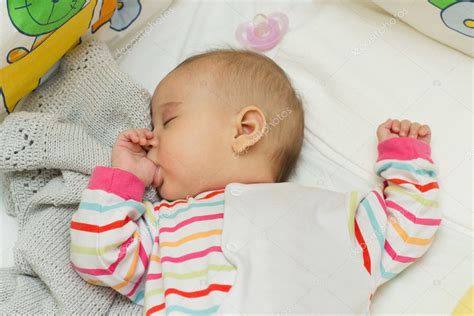 Cute Baby Girl Sleeping — Stock Photo © Mitastockimages
