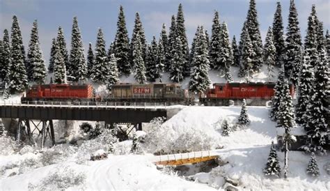 The Snow Diorama Model Railroad Hobbyist Magazine Ho Model Trains