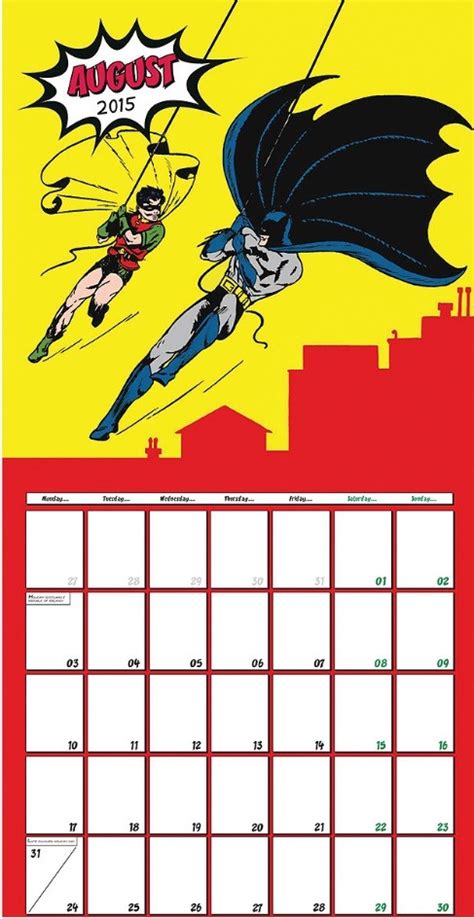 Dc Comics Wall Calendars 2022 Large Selection