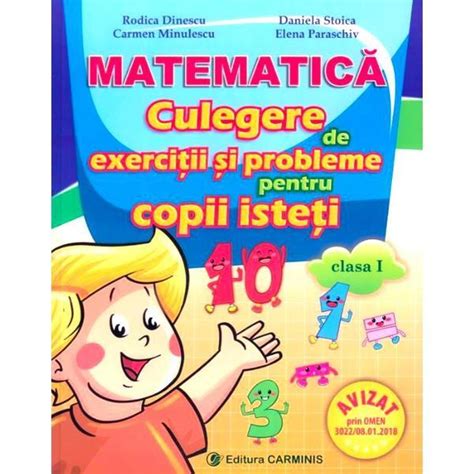 Matematica Culegere De Exercitii Si Probleme Pentru Copii Isteti