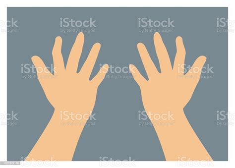 Pose Of Two Hands Welcoming Stock Illustration Download Image Now