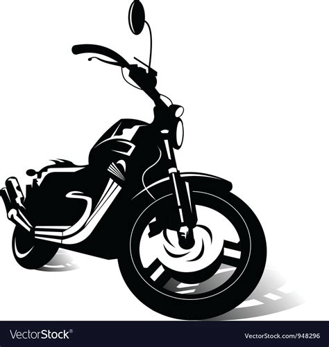 Motorbike Royalty Free Vector Image Vectorstock
