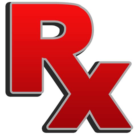 Bold Rx Symbol Clipart Image Clipart Image