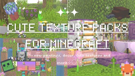 ˗ˏˋmcpe´ˎ˗ Very Cute Texture Packs For Minecraft 118🎨༉‧₊˚ ⤑pebe
