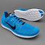 Nike Free Run Flyknit  Mens Shoes Photo Blue/Blk Gamma Blue Total Orange