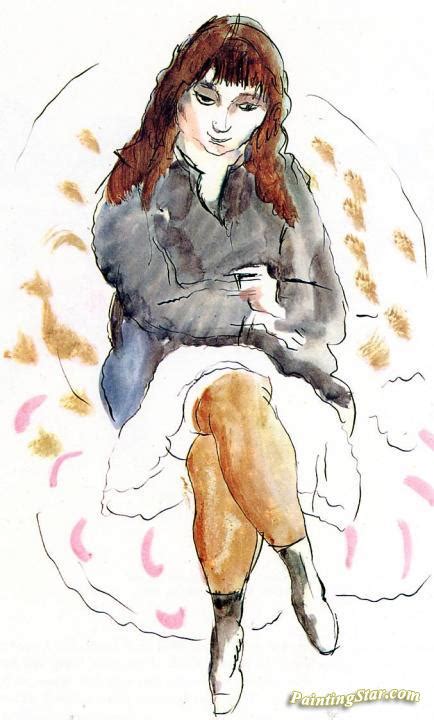 Young Woman Seated Artwork By Jules Pascin Oil Painting And Art Prints On
