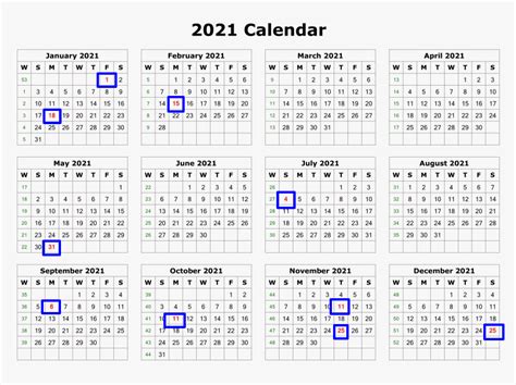 2021 calendar with singapore vacations. List of 2021 Federal Holidays - United States (Calendar)