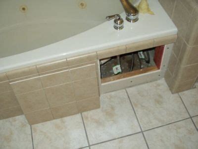 May be made from wood, acrylic and other fine materials guaranteed to offer a wonderful experience. Tub Decks and Access Panels - Ceramic Tile Advice Forums ...