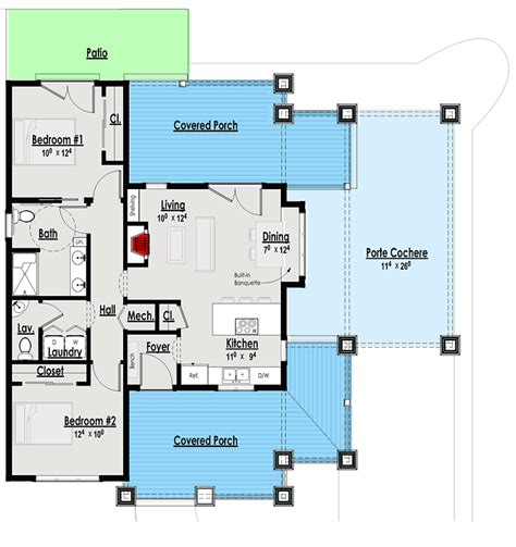 Space Saving House Floor Plans