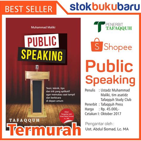 Jual Buku Public Speaking Penerbit Tafaqquh Shopee Indonesia