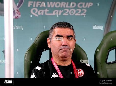 Tunisia Manager Jalel Kadri Ahead Of The Fifa World Cup Group D Match