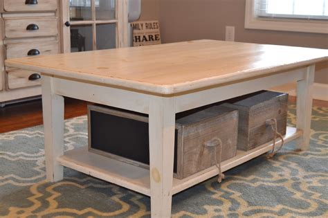 Have you ever searched high and low for something and then discovered it was right in front of you all along? The Sweetest Nest : DIY: Farmhouse Coffee Table Redo