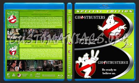 Ghostbusters Double Feature Blu Ray Cover Dvd Covers And Labels By