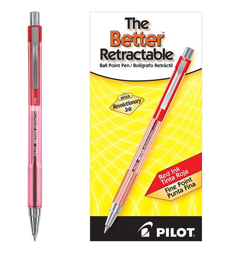 Pilot The Better Ball Point Pen Refillable And Retractable Ballpoint Pens