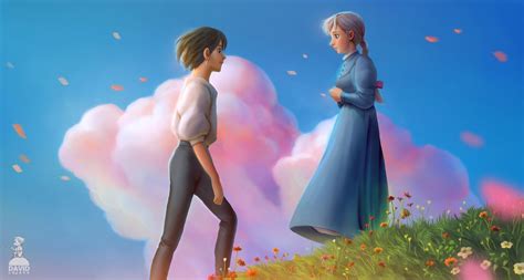 Howl And Sophie Wallpapers Top Free Howl And Sophie Backgrounds