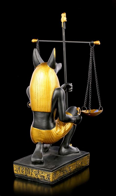 Ägyptische figur anubis mit waage figuren shop de