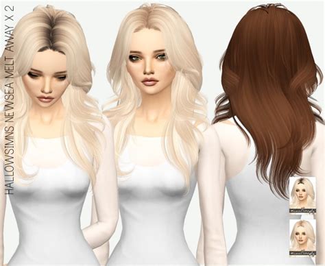Miss Paraply Newsea Melt Away Solid Dark Roots • Sims 4 Downloads