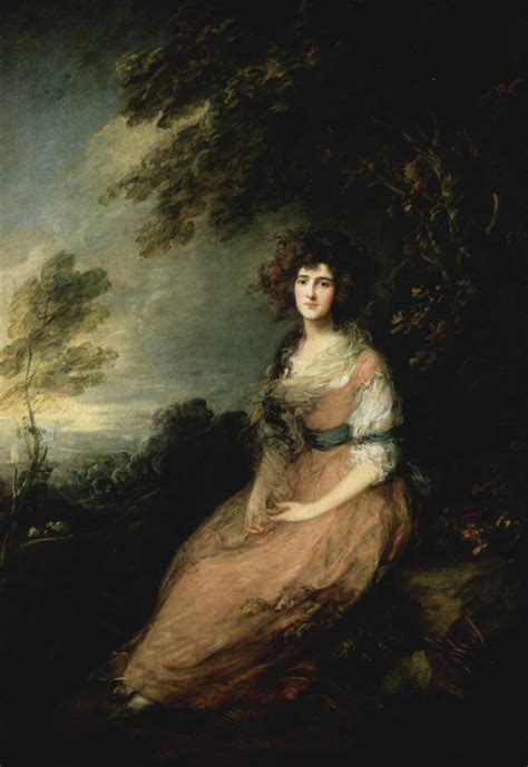 Thomas Gainsborough Portrait Of Lady Rodney