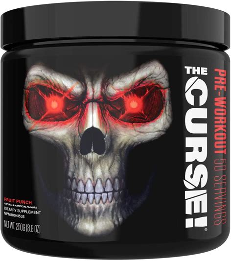 Jnx Sports The Curse Pre Workout Supplement Intense Energy And Focus Instant Strength Gains