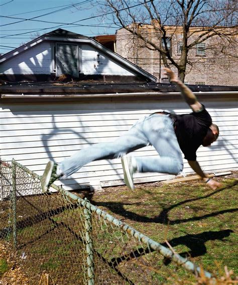 Striking Photo Series Of A Perpetually Falling Man By Kerry Skarbakka