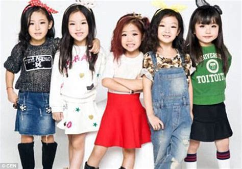 Chinese Pop Group Mini Girls Average Age Is Just Five Daily Mail Online