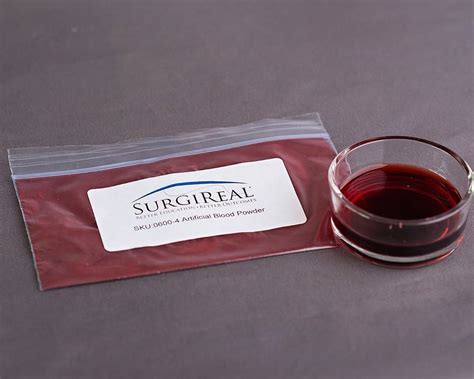 Replacement Powdered Artificial Blood