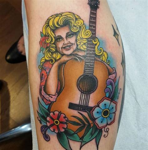 dolly parton have tattoos