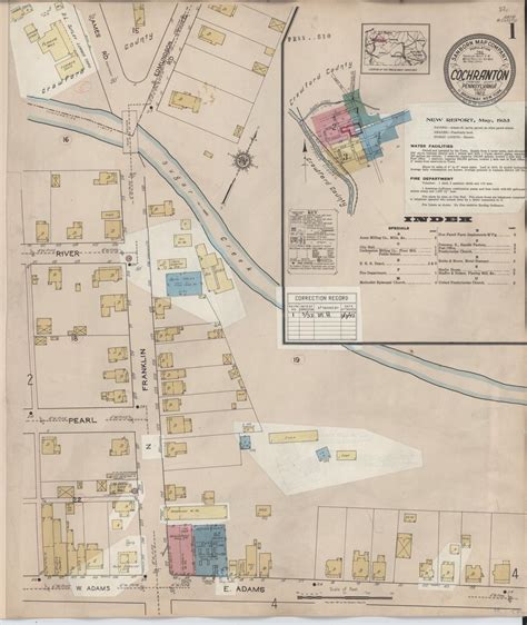 Sanborn Fire Insurance Map From Cochranton Crawford County