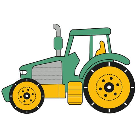 Tractor Svg Vector Clipart Farm Tractor Svg Agro Machine Clipart