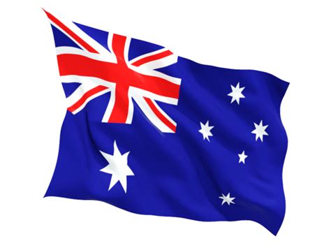 Fluttering Flag Illustration Of Flag Of Australia