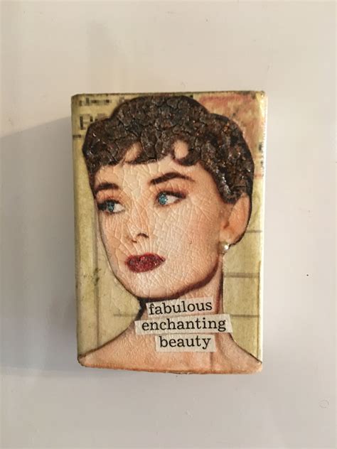 Audrey Hepburn Matchbox Book Cover Art