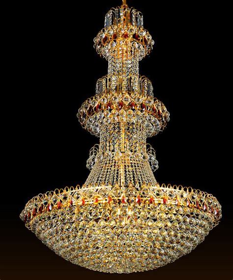 New Design Large Crystal Chandeliers Modern Luxury Crystal Lamp Gold