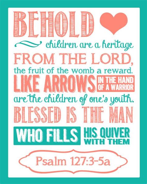 34 bible verses about baby shower. Baby Shower Or Home Decoration - Bible Verse