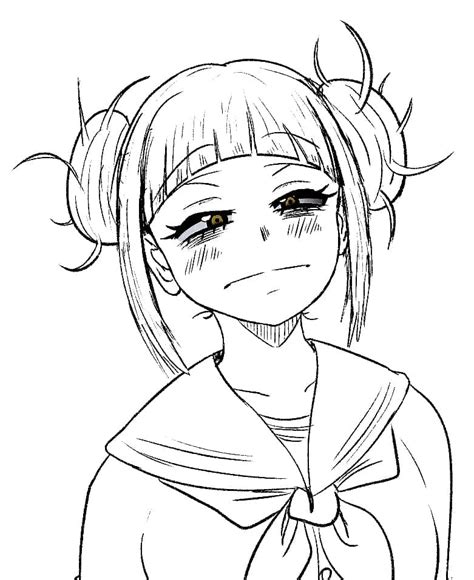 Toga Himiko Image Coloring Pages My Hero Academia Col