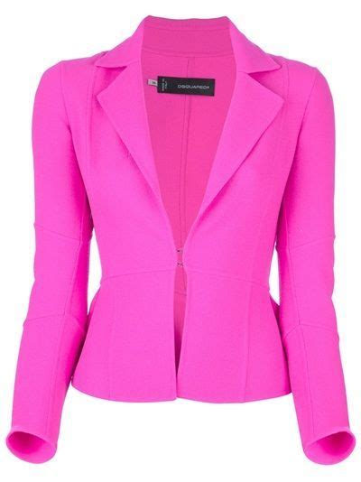 Pink Blazers Blazers Rosa Hot Pink Blazers Women S Blazers Peplum Blazer Peplum Jacket Pink